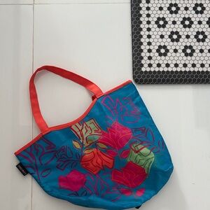 Colorful Floral Tote Bag